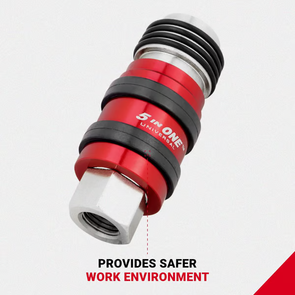 5-in-1 Universal Safety Exhaust Air Coupler