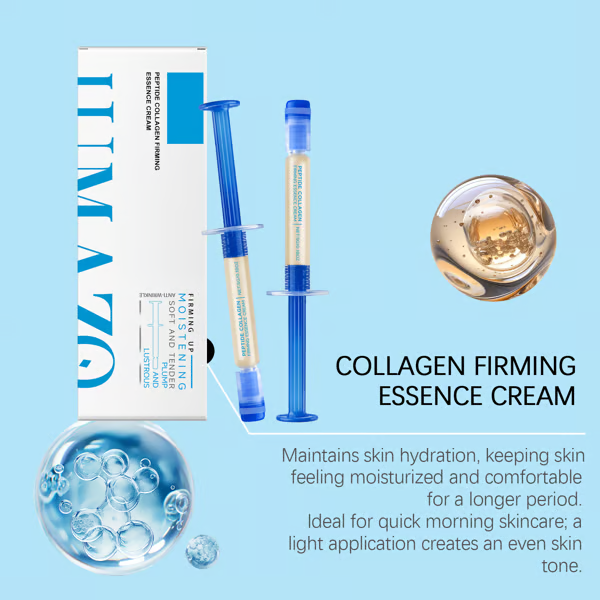 Polypeptide Collagen Elastic Essence Cream Moisturizing Hydrating Firming Low Irritating Serum