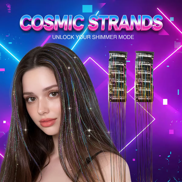 🔥Last Day 49% OFF ✨Clip-in Tinsel Hair Extensions（A set of 12 pieces）