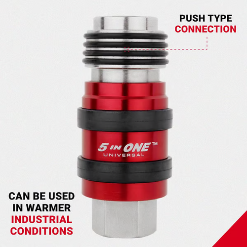 5-in-1 Universal Safety Exhaust Air Coupler