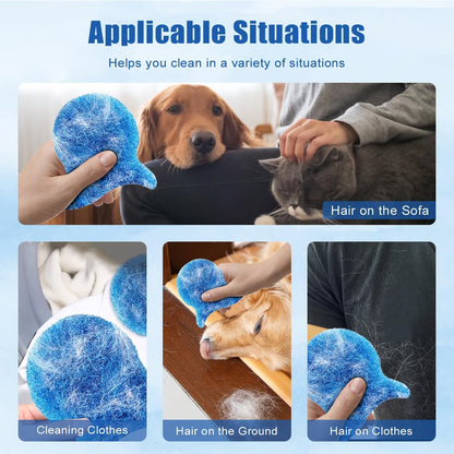 🐳Indigo Laundry Pet Hair Removal Fish