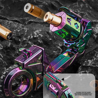 Mini Ring Decompression Launcher Alloy Shell Ejecting Model Fidget Toy