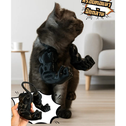 😹3D Printed Creative Cat's Muscle Arms Decorate😹