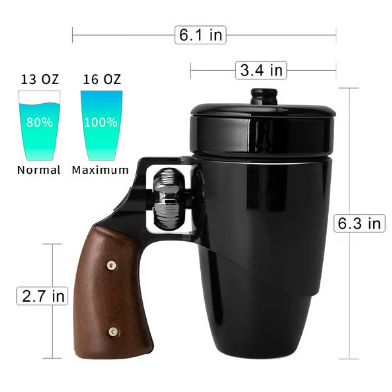 ⏰Christmas Sale 49% OFF🎄-Rotatable Scroll Espresso Mug