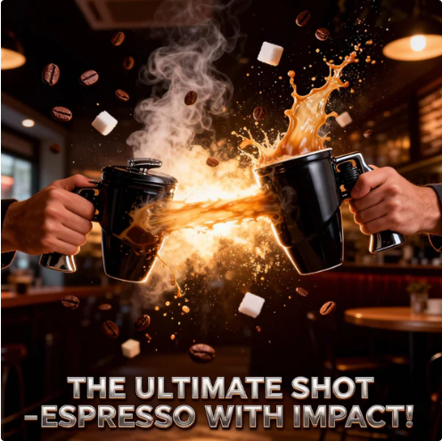 ⏰Christmas Sale 49% OFF🎄-Rotatable Scroll Espresso Mug