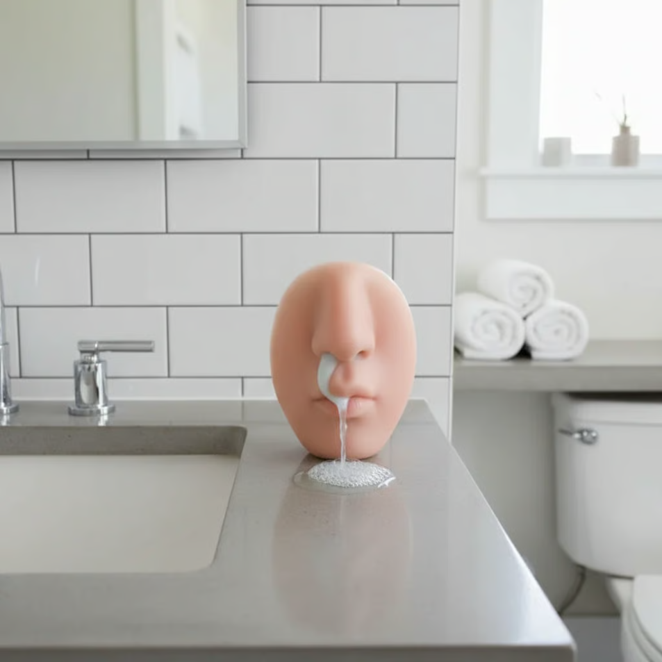 Realistic Nose Shape Wall-Mounted Soap Dispenser
